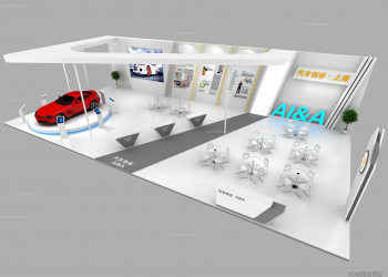 悟空模型网,3D展台模型免费下载,展览展示设计,展会照片,展示展览展会模型,百万瓦特,设计兵团