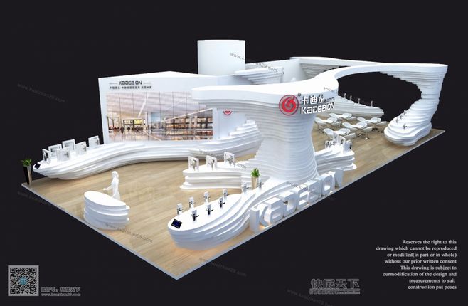 展览模型,展台模型,展示设计模型下载【快展天下】